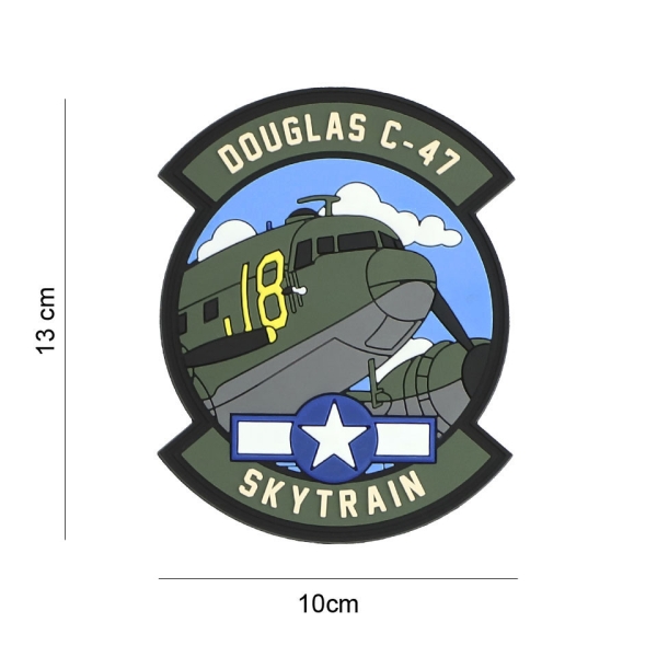 Patch 3D PVC Douglas C-47